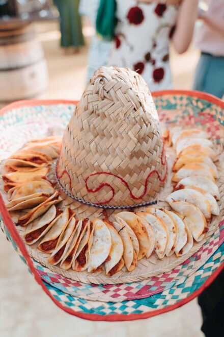 Mexican-style wedding catering by Antonio Bort in Seville
